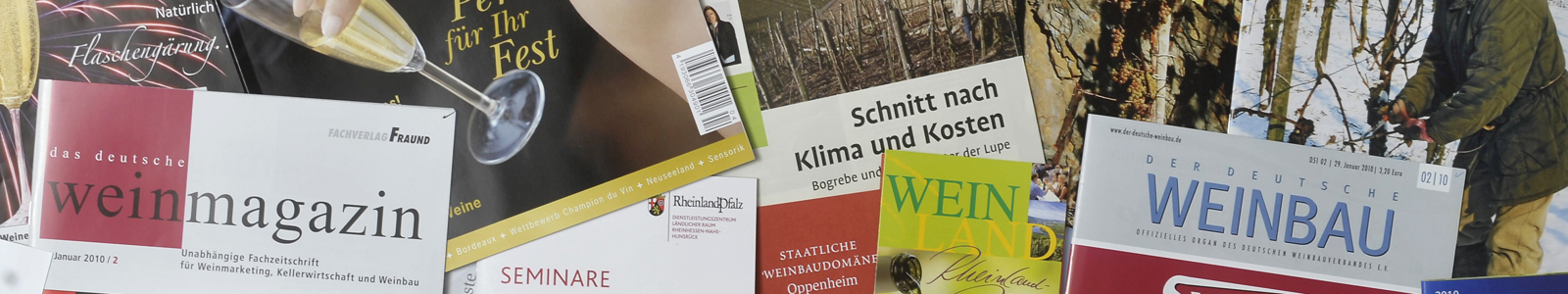 Weinbauzeitschriften ©DLR